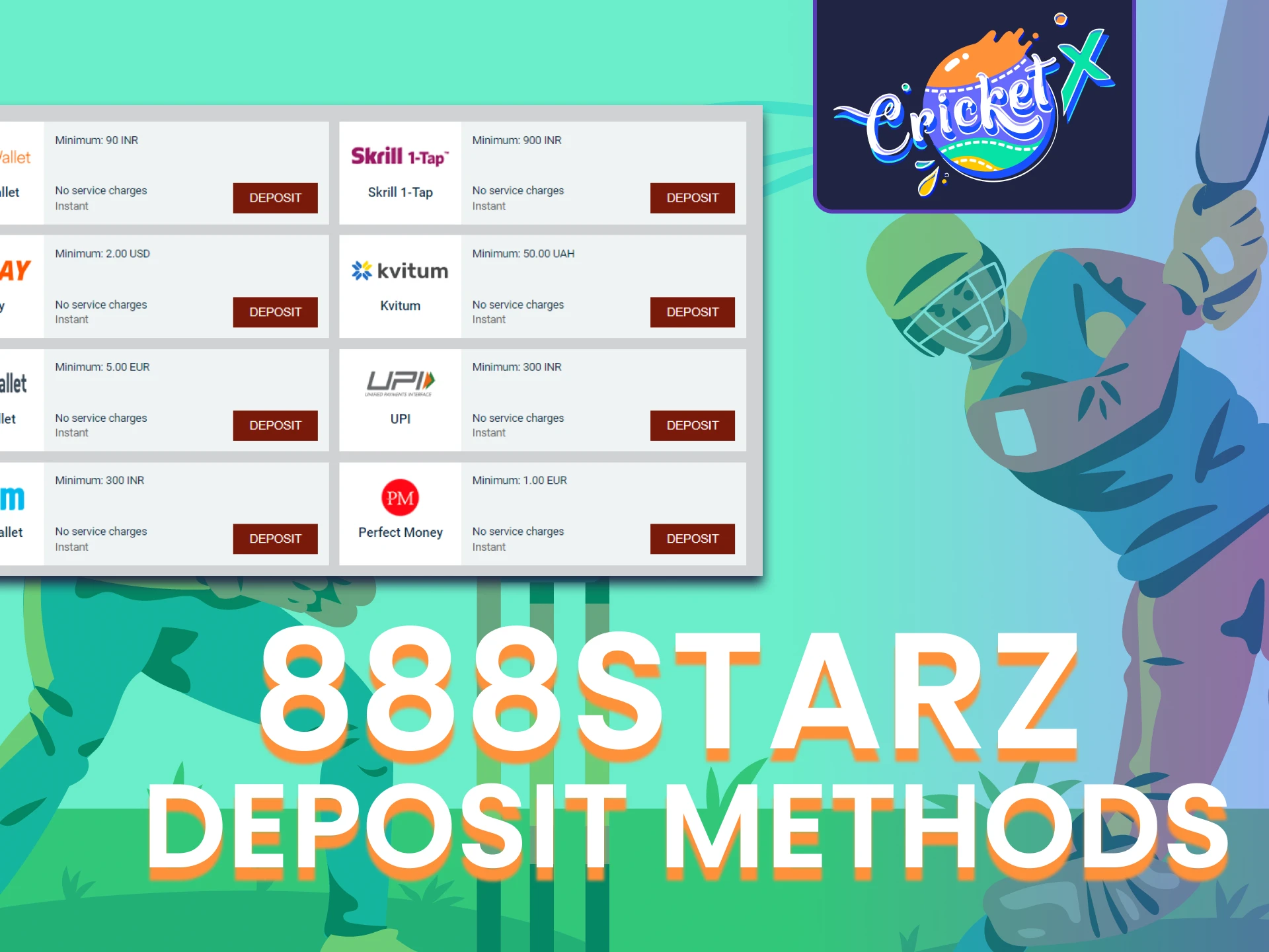 We will tell you how to top up your deposit on the 888starz service.