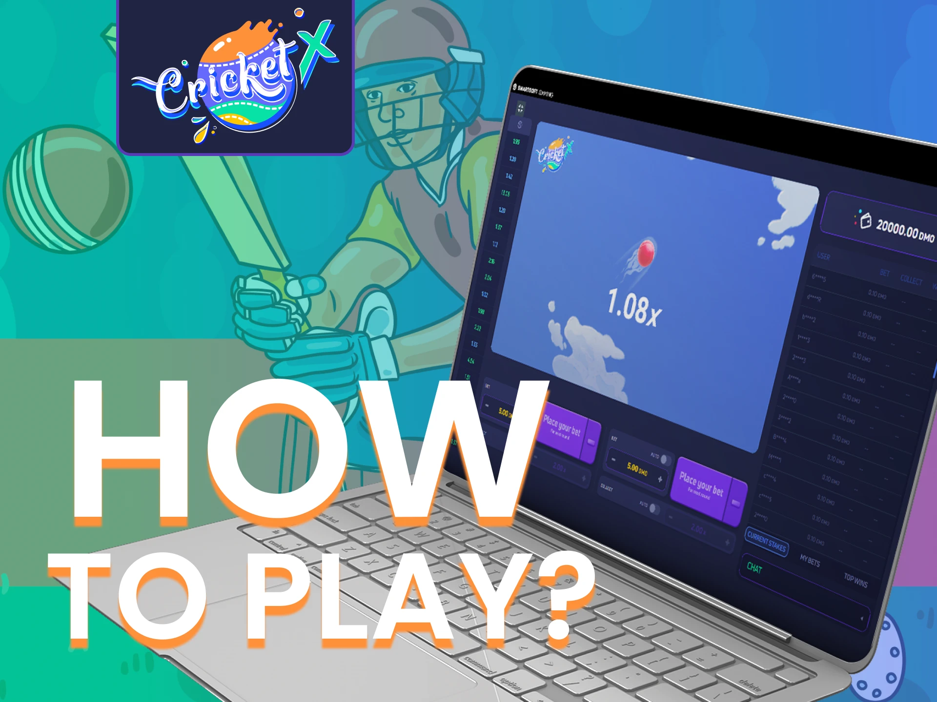 We will tell you how to start playing Cricket X.