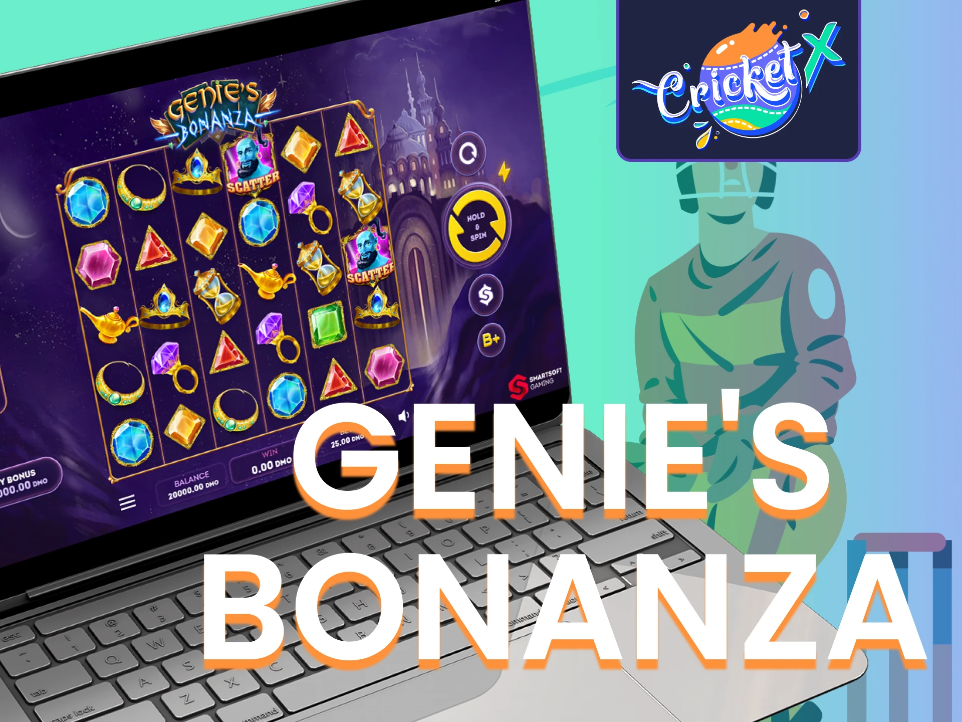 You can choose Genies Bonanza game from Smartsoft.