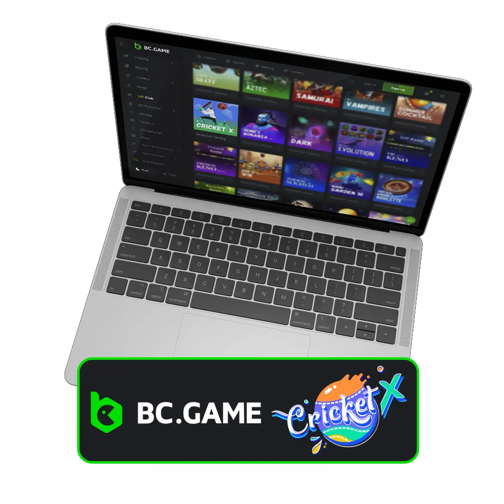 Play BC.GAME's Cricket X online for top-notch gaming experience.