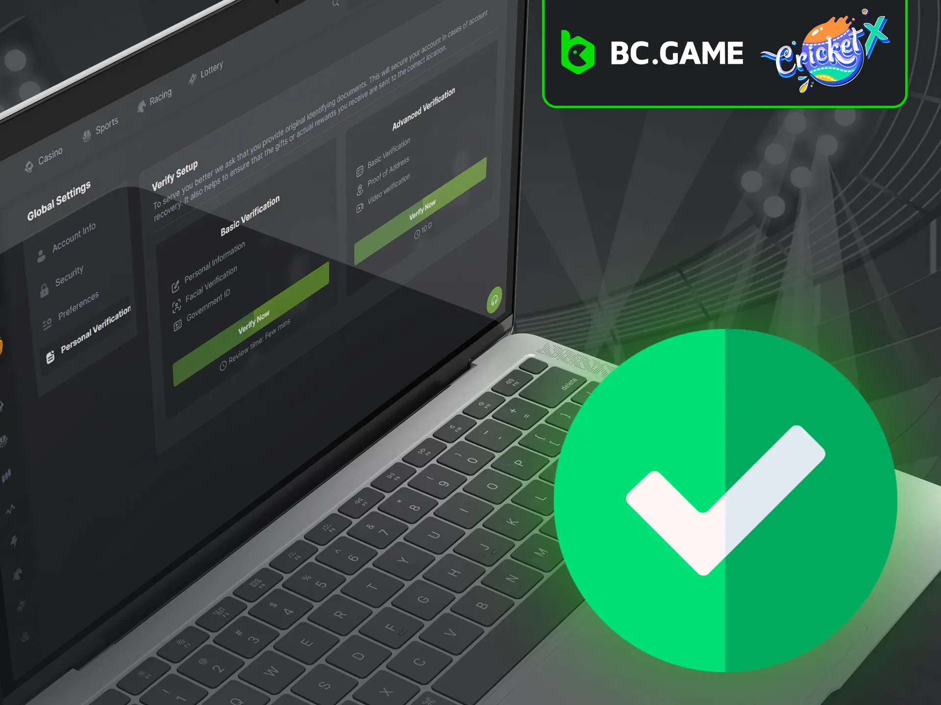 Secure your BC Game account with simple verification steps.