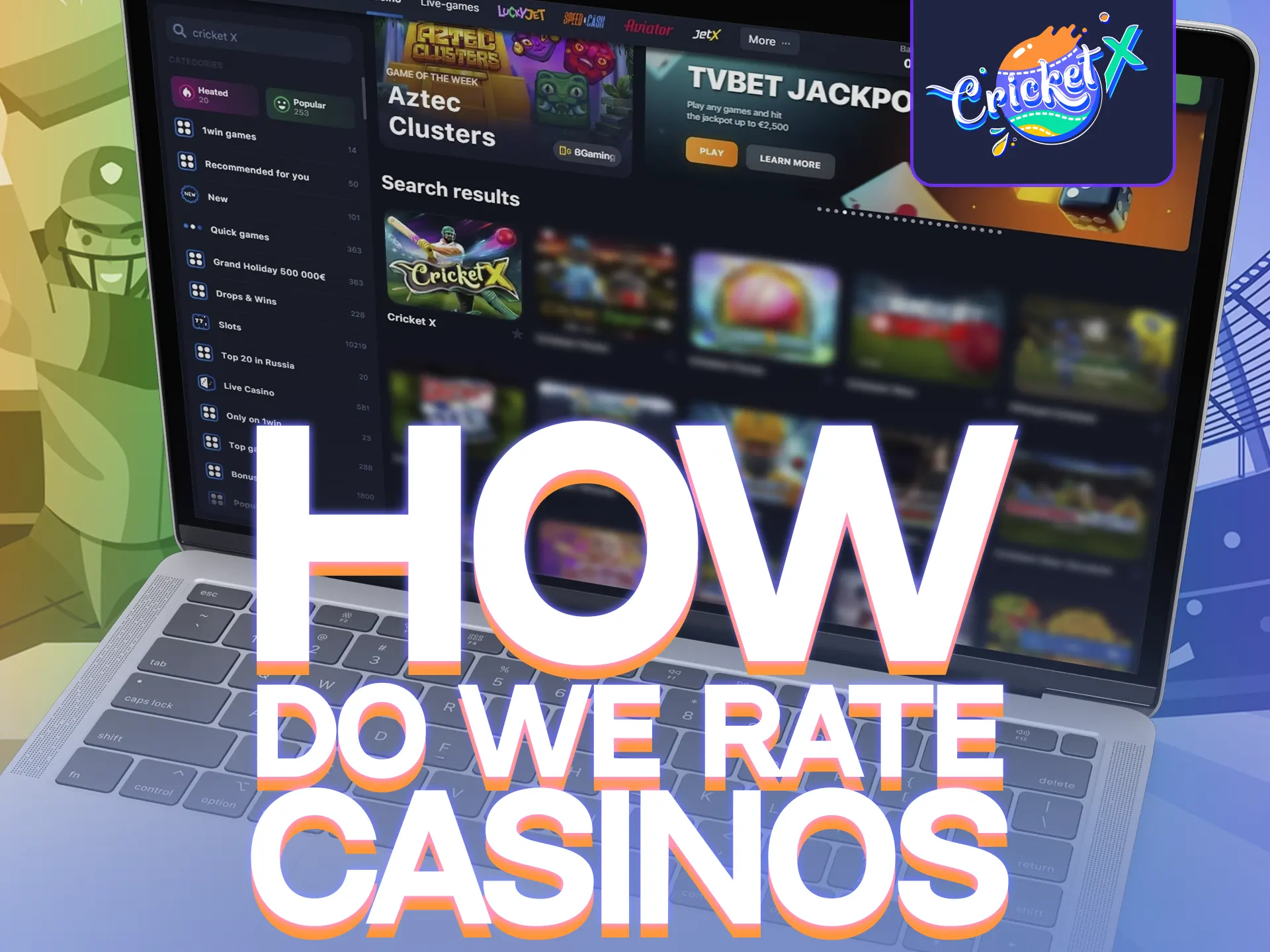 Consider these factors when choosing Cricket X casinos.