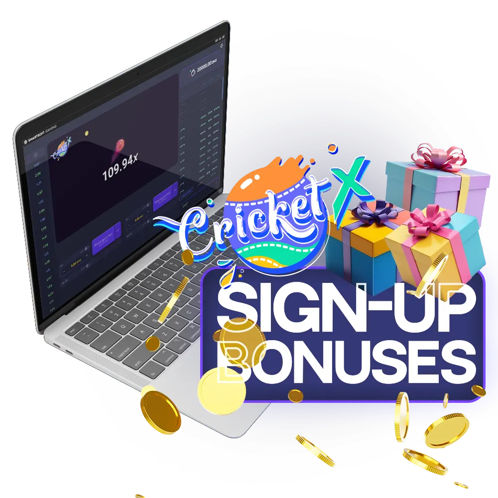Get Cricket X welcome bonuses for an exciting gaming experience.